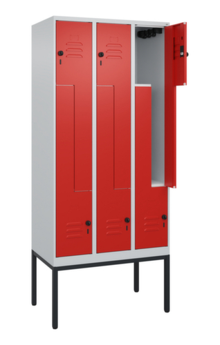 C+P Armoire vestiaire Z Classic Plus, largeur de compartiment 150/300 mm