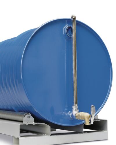 Denios Indicateur de niveau de remplissage, filetage 3/4", acier