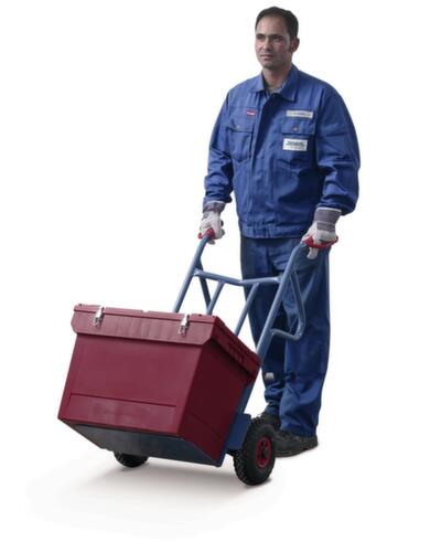 Denios Bac certifié UN avec couvercle coiffant, capacité 58 l