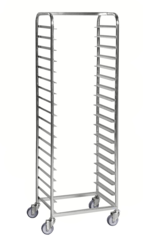 Kongamek Chariot à tablettes, force 150 kg, 18 plateaux