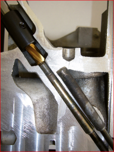 KS Tools Universal glow plug drilling set M10 x 1