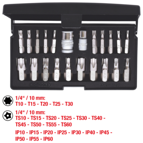 KS Tools Torx plus socket wrench set 22 pcs