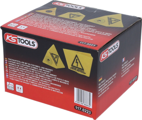 KS Tools Roof display with lightning symbol and magnet