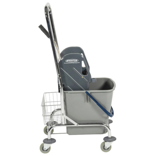 Kit chariot de lavage universel, 1x27 l seau en bleu