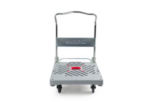 RuXXac Chariot à barre de poussée Dandy XL avec surface de chargement en plastique, force 330 kg, plateau longueur x largeur 935 x 605 mm