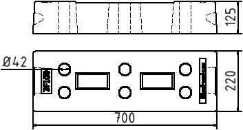 Schake Plaque de base pour clôture mobile