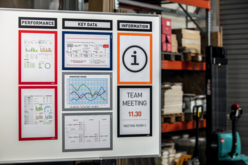 Durable cadre d’affichage DURAFRAME® MAGNETIC TOP magnétique, DIN A3, face arrière magnétique