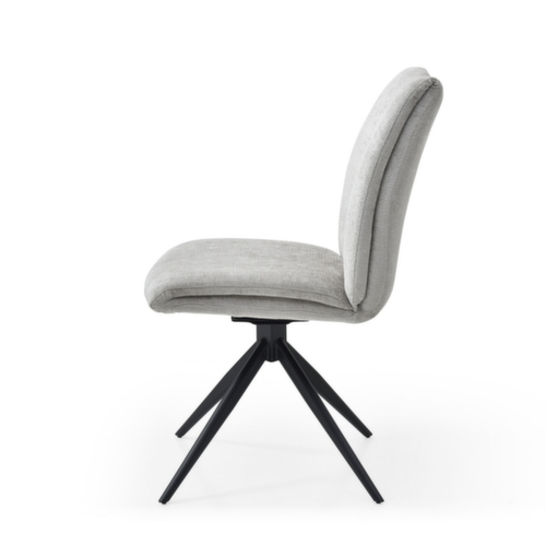 Bisley Siège visiteur Easy Meet F 744 avec dossier capitonné, assise tissu (100 % polyester), portland