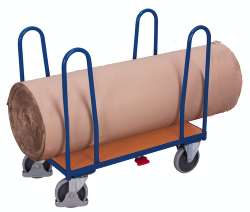 VARIOfit Chariot à arceaux latéraux, force 500 kg, plateau longueur x largeur 1060 x 660 mm