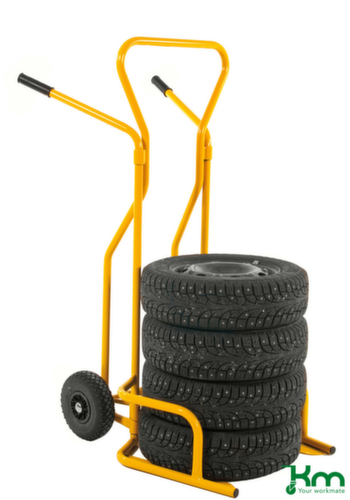 Kongamek Diable à pneus, jaune, bandage air