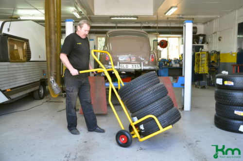 Kongamek Diable à pneus, jaune, bandage air