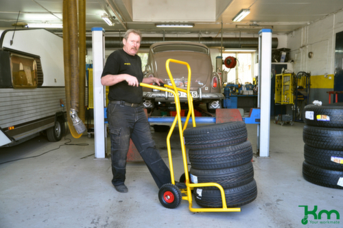 Kongamek Diable à pneus, jaune, bandage air