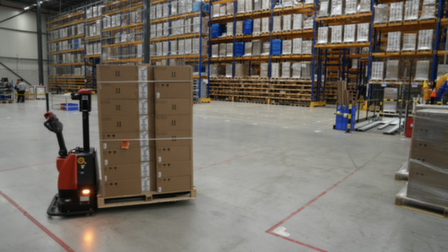 EP Transpalette Électrique Autopropulsé XP15+, 1500 kg force, polyuréthane/polyuréthane