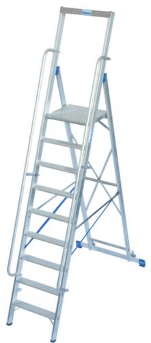 Krause Escabeau STABILO® Professional avec double main courante, 9 marche(s) en tôle striée