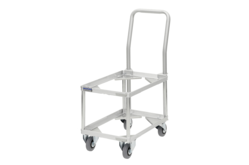 Gmöhling châssis roulant G®-DOLLY C 913 / 4 pour bac de transport et caisse de transport en aluminium