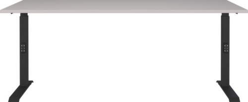 Bureau à hauteur réglable GW-BEDANO 9917 avec piètement en C