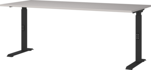 Bureau à hauteur réglable GW-BEDANO 9917 avec piètement en C