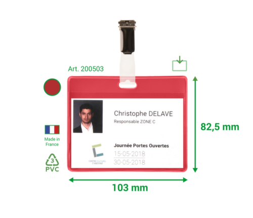 tarifold Kit de support de badge