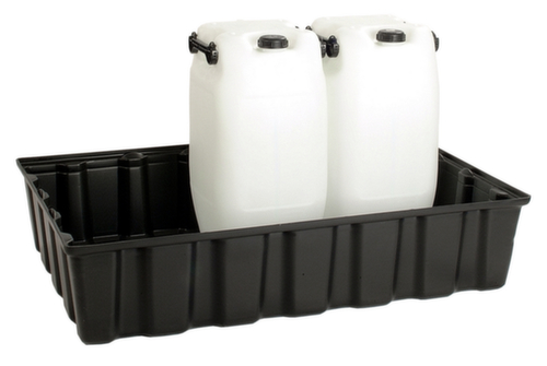 Bac de rétention PE pour fûts de 2x200 litres