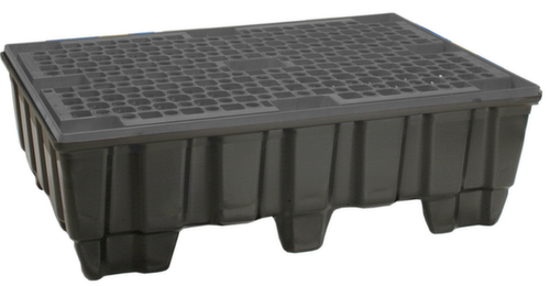 Bac de rétention PE pour fûts de 2x200 litres