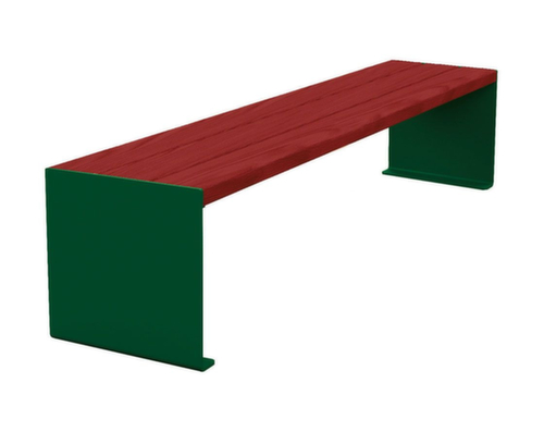 Banc Kube avec piètement à panneaux