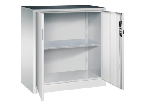 C+P Armoire mi-haute ERGO gris clair, largeur 930 mm