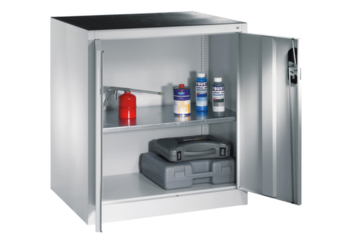 C+P Armoire mi-haute ERGO gris clair, largeur 930 mm