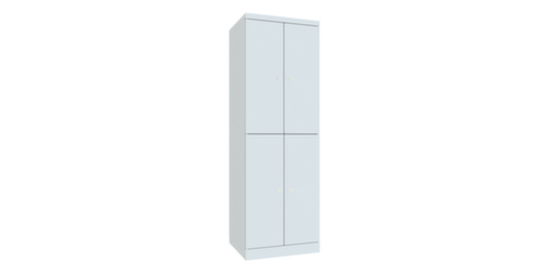 PAVOY Armoire à compartiments à deux niveaux Basis Plus avec 2x2 compartiments, largeur de compartiment 300 mm