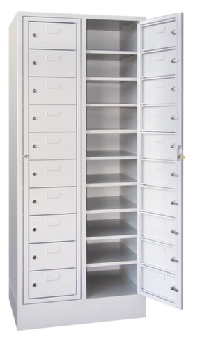 PAVOY Armoire de distribution de linge Basis RAL7035