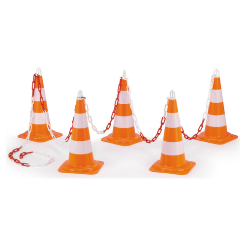 Kit de 5 cônes avec chaîne