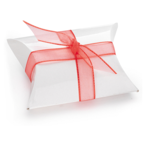 100 boîtes berlingot en carton blanc 85x115x40 mm