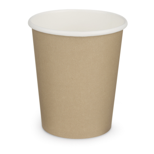 1000 gobelets bruns en carton