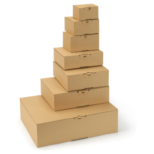 Boîte brune avec fond automatique