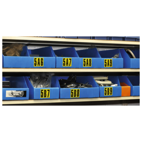 Chiffres adhésifs amovibles