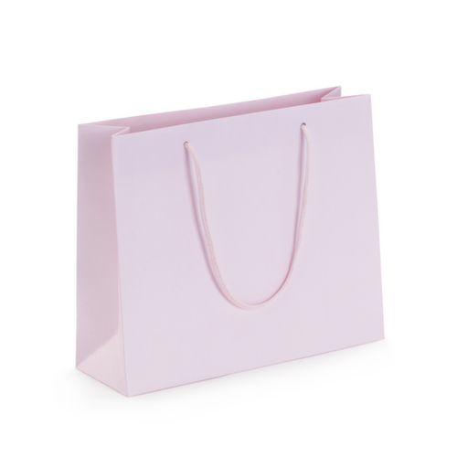 25 sacs pelliculés rose pâle effet mat