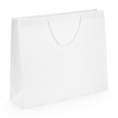 25 sacs pelliculés blanc effet mat