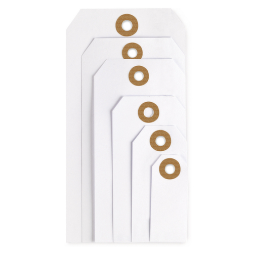 Étiquette blanche 80 x 38 mm