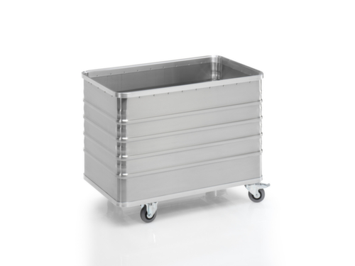 Gmöhling Chariot conteneur aluminium G®-TRANS, capacité 322 l