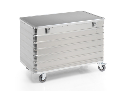 Gmöhling Chariot conteneur aluminium G®-TRANS, capacité 560 l