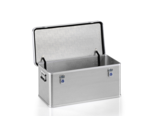 Gmöhling caisse de transport G®-professional BOX en tôle d'aluminium structuré