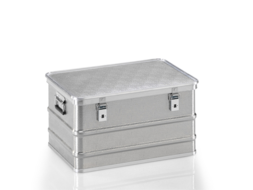 Gmöhling caisse de transport G®-professional BOX en tôle d'aluminium structuré