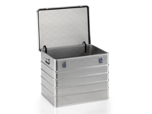 Gmöhling caisse de transport G®-professional BOX en tôle d'aluminium structuré