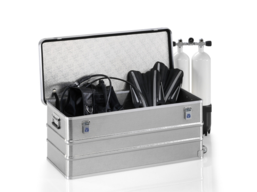 Gmöhling Caisse sur roulettes en aluminium G®-BOX roll, capacité 150 l