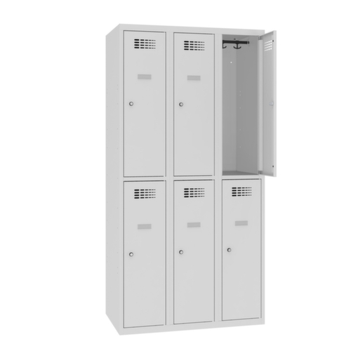 UDOBÄR Armoire vestiaire à deux niveaux