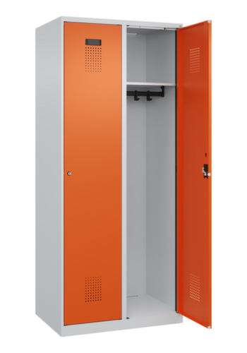 C+P Armoire vestiaire Evolo PLUS, largeur de compartiment 400 mm