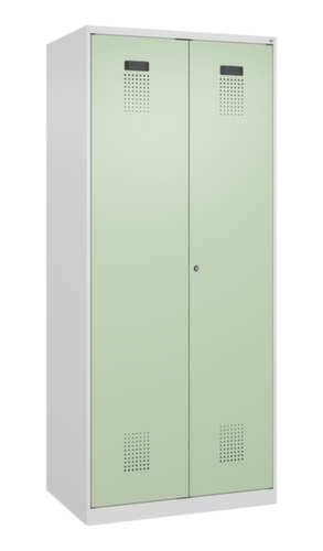 C+P Armoire vestiaire pour EPI Evolo PLUS pour une séparation en noir et blanc, largeur de compartiment 400 mm
