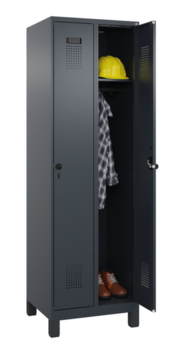 C+P Armoire vestiaire Evolo PLUS, largeur de compartiment 300 mm