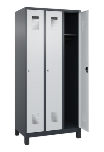 C+P Armoire vestiaire Evolo PLUS, largeur de compartiment 300 mm