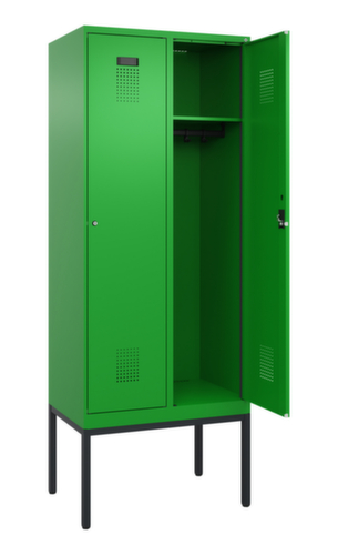 C+P Armoire vestiaire Evolo PLUS, largeur de compartiment 400 mm