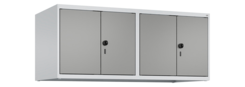 rehausse d'armoire avec double compartiment